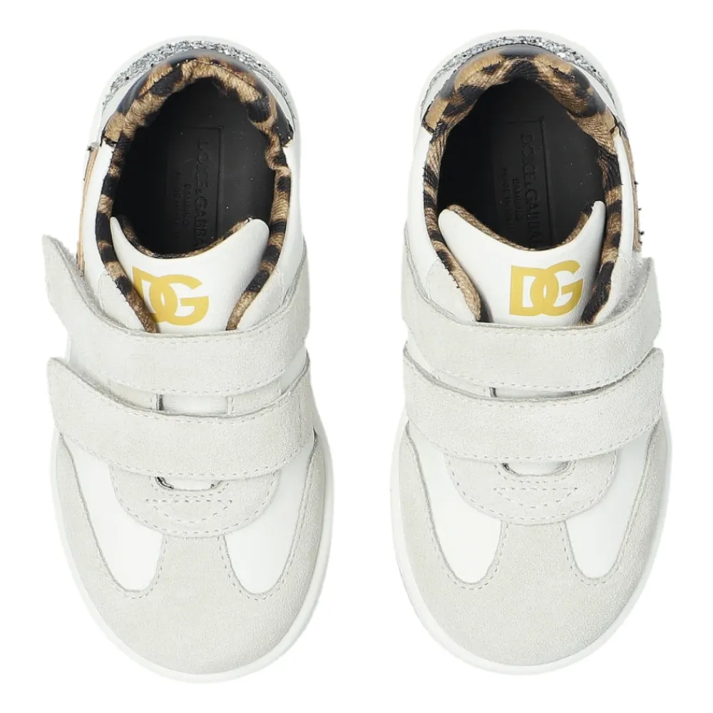 Sportschuhe mit Logo und schimmernden Applikationen>Dolce & Gabbana Sale