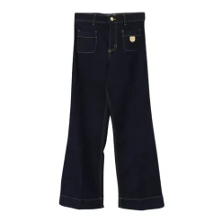 Stilvolle Cupped Hem Kinder Jeans>Elisabetta Franchi Best