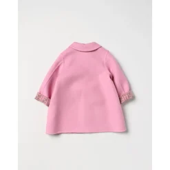 Stilvoller Baby Mädchen Mantel mit Kragen>Fendi Sale