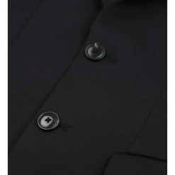 Stitched-jersey Single-breasted Jacket><noscript><img width=