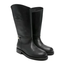 Stivale con logo>Elisabetta Franchi Outlet