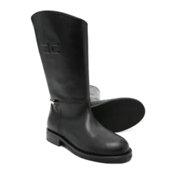 Stivale con logo>Elisabetta Franchi Outlet