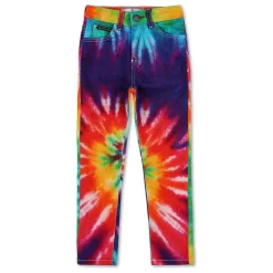 Super High Waist Jegging Tie Dye>Philipp Plein New