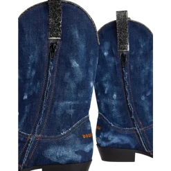 Super Star Denim Texan Boots><noscript><img width=