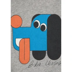 Sweatshirt mit buntem Druck><noscript><img width=