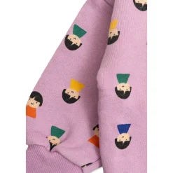 Sweatshirt mit buntem Druck><noscript><img width=