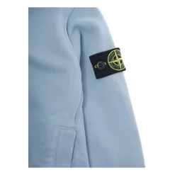 Sweatshirt mit fester Kapuze und Logo-Patch am Ärmel><noscript><img width=