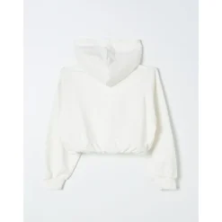 Sweatshirt mit gesticktem Logo>Elisabetta Franchi Discount