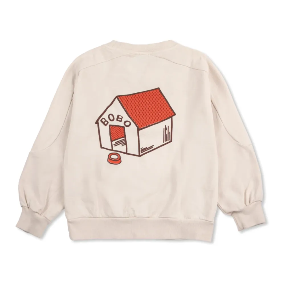 Sweatshirt mit gesticktem Logo>Bobo Choses Clearance