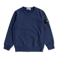 Sweatshirt mit Logo-Patch>Stone Island Outlet
