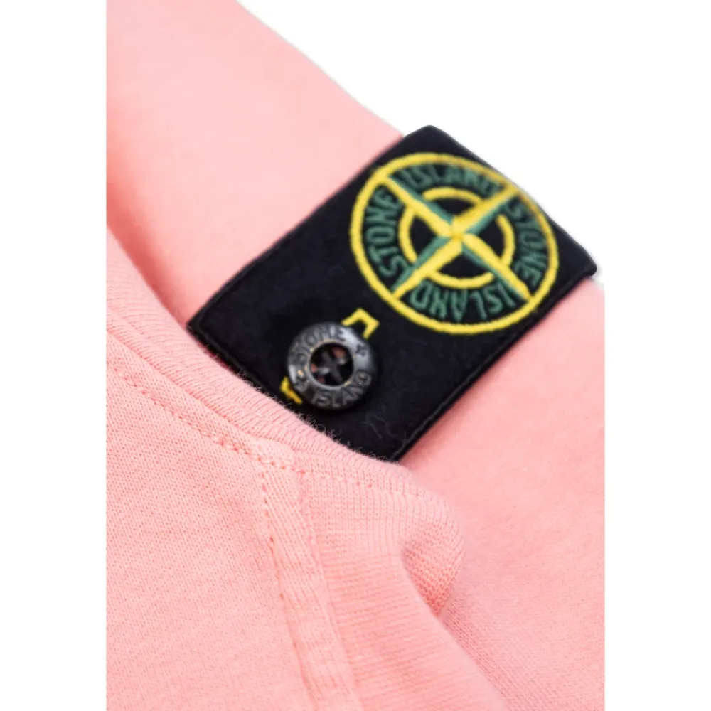 Sweatshirt mit Logo-Patch>Stone Island