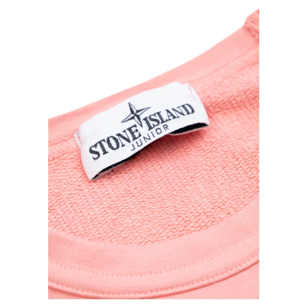 Sweatshirt mit Logo-Patch>Stone Island