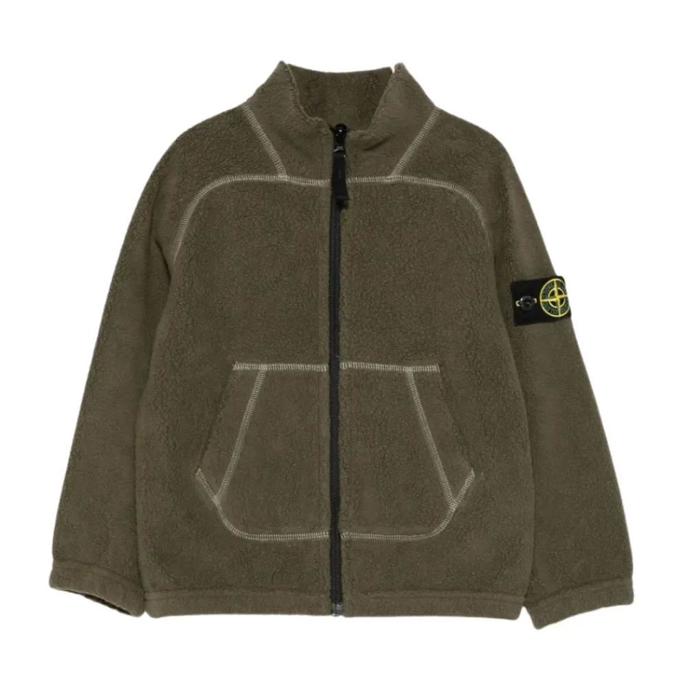Sweatshirt mit Reißverschluss>Stone Island Outlet