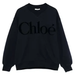 Sweatshirt mit Rundhalsausschnitt und Logo>Chloé Best
