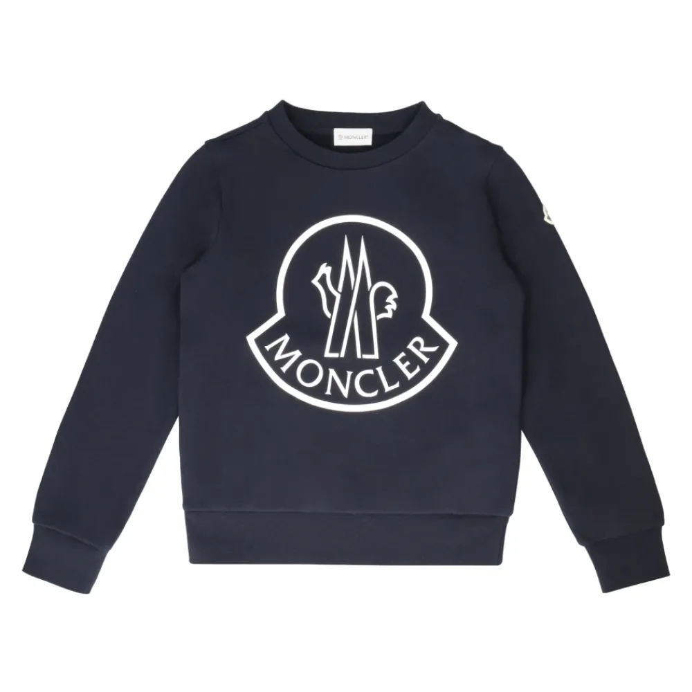 Sweatshirt mit Rundhalsausschnitt>Moncler Clearance
