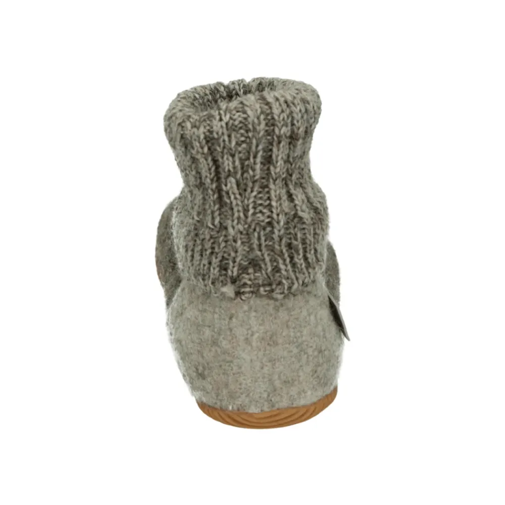 Taupe Slip-On Schuhe mit Gummisohle>Giesswein Discount