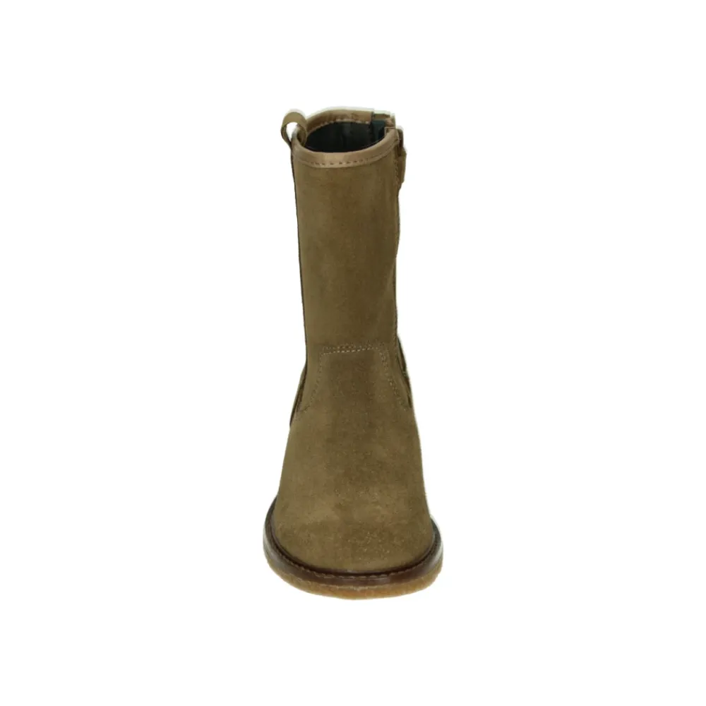 Taupe Wildleder Mädchen Kurzstiefel>Develab Sale