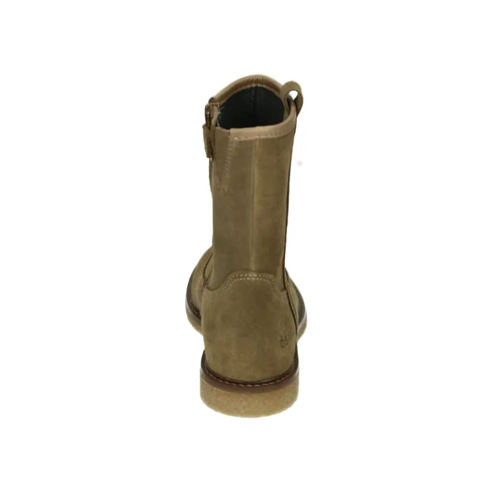 Taupe Wildleder Mädchen Kurzstiefel>Develab Sale