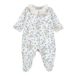 Teddy Bear Gemusterter Einteiler>Monnalisa Outlet