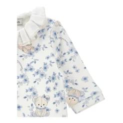 Teddy Bear Gemusterter Einteiler>Monnalisa Outlet