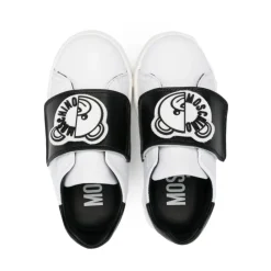 Teddy Bear Leder-Sneakers>Moschino Sale