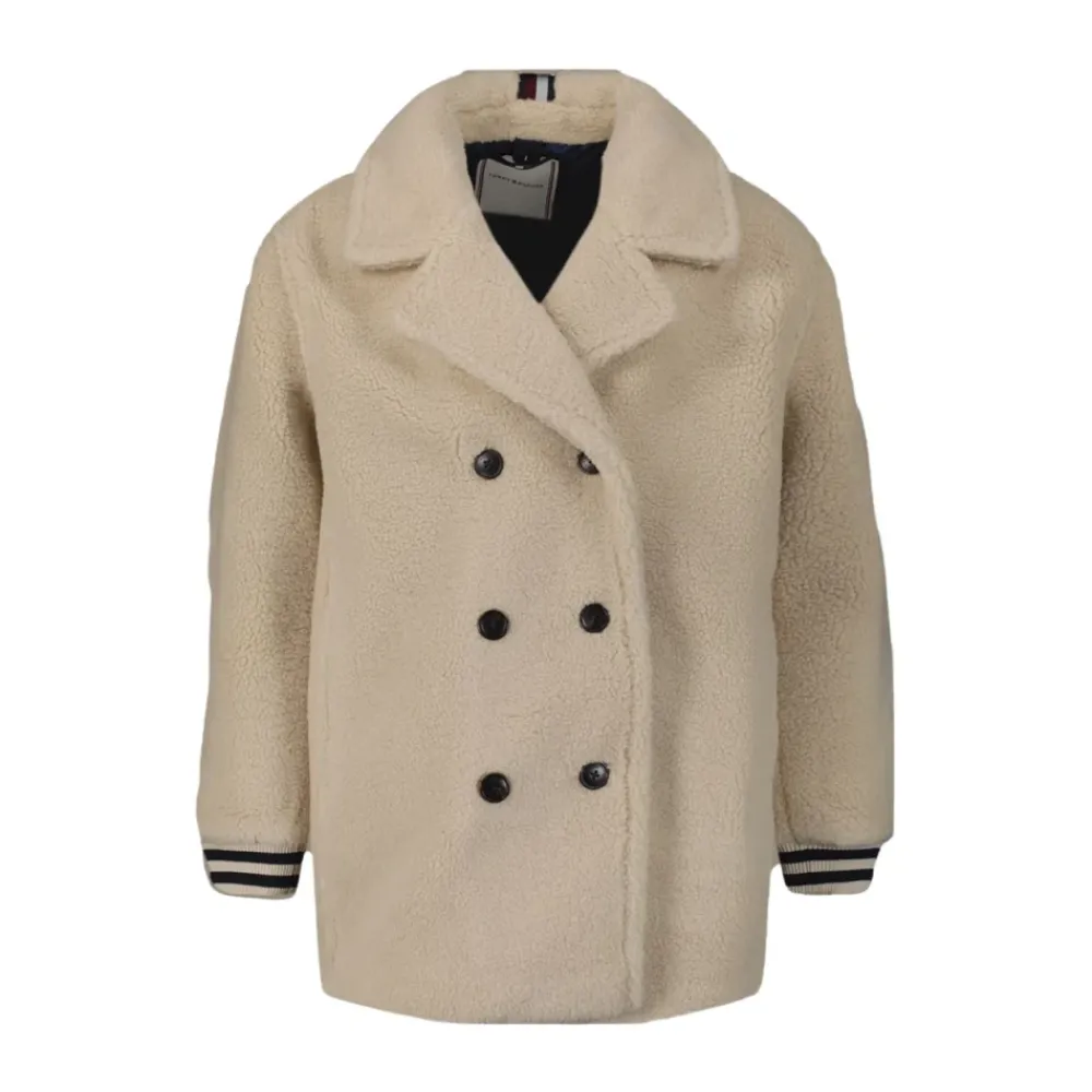 Teddy Fleece Mantel>Tommy Hilfiger New