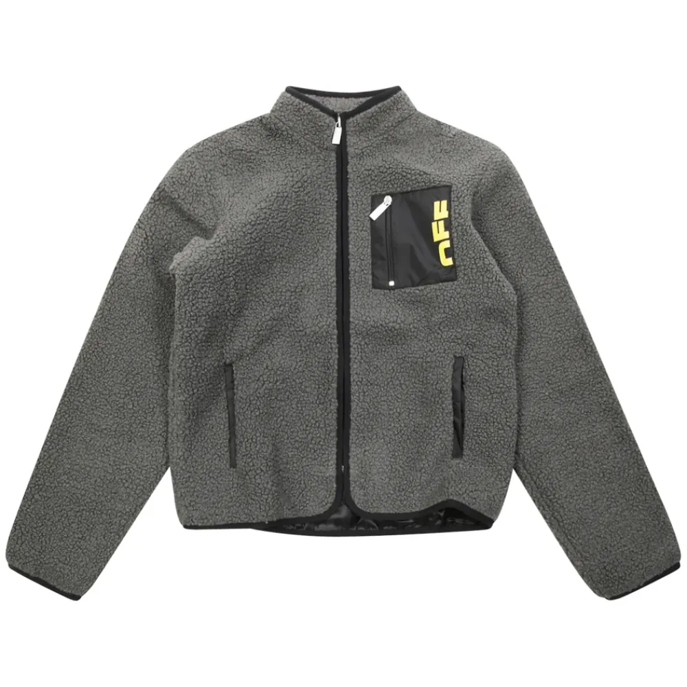 Teddy Logo Jacke>Off White