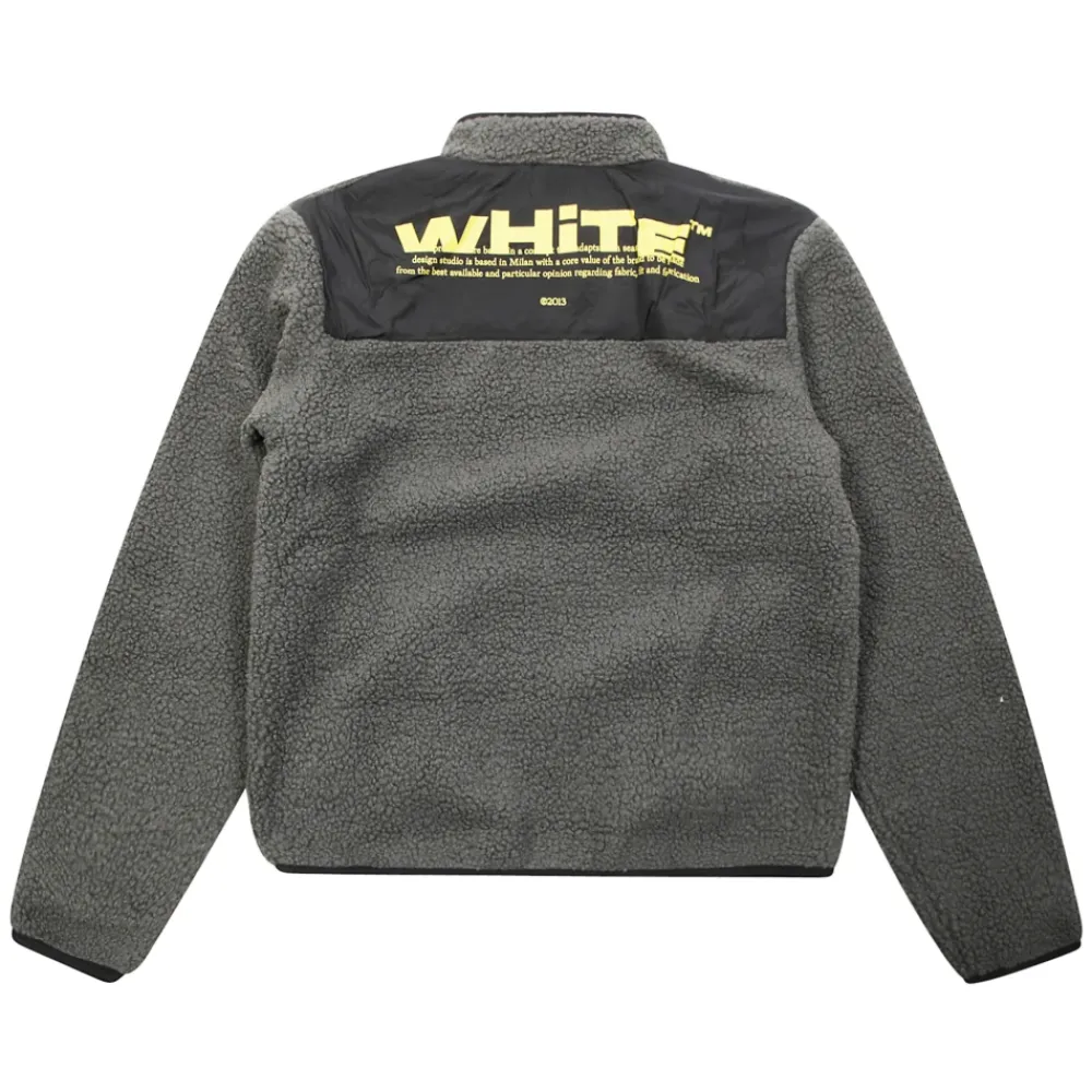 Teddy Logo Jacke>Off White