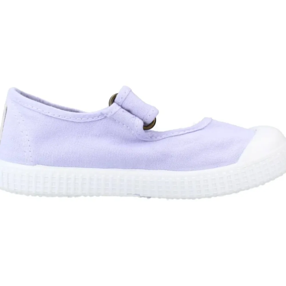 Textil Mary Janes in Himbeerfarbe>Victoria Discount