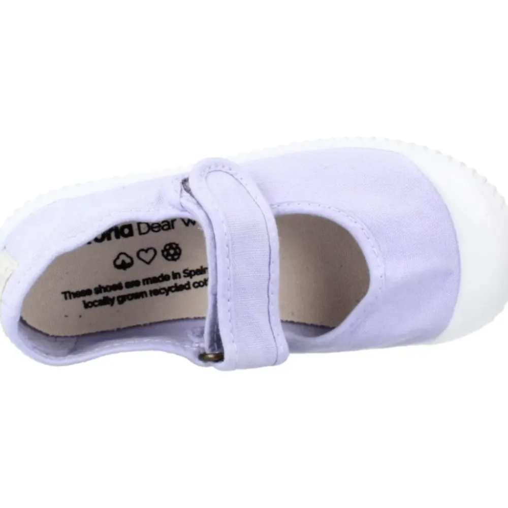 Textil Mary Janes in Himbeerfarbe>Victoria Discount