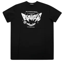 T-Shirt mit Frontdruck>Dsquared2