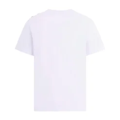 T-Shirt mit Knopfdetail und Logo>Balmain Outlet