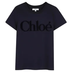 T-Shirt mit kontrastierendem Logo>Chloé Outlet