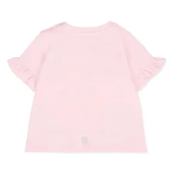 T-Shirt mit Kurzen Ärmeln und Rüschen>Givenchy Outlet