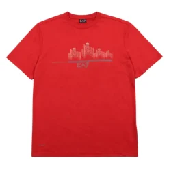 T-Shirt mit Rundhalsausschnitt und Logo>Emporio Armani New