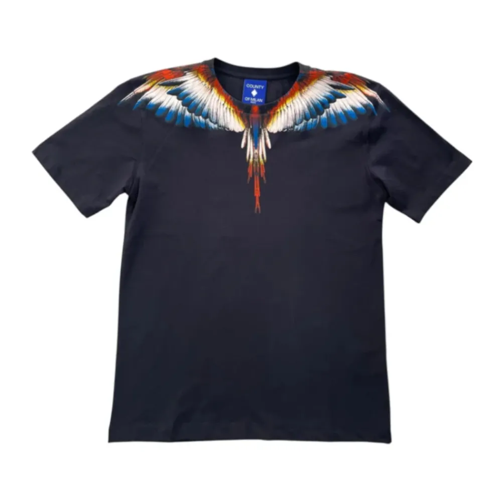 T-Shirt mit Rundhalsausschnitt>Marcelo Burlon Sale