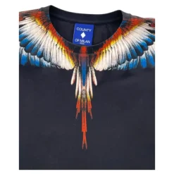 T-Shirt mit Rundhalsausschnitt>Marcelo Burlon Sale