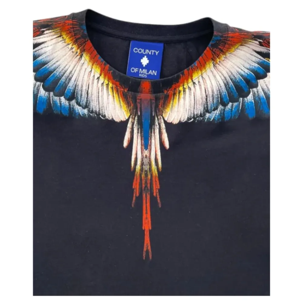 T-Shirt mit Rundhalsausschnitt>Marcelo Burlon Sale