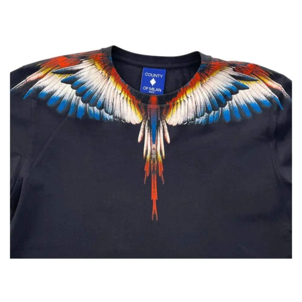 T-Shirt mit Rundhalsausschnitt>Marcelo Burlon Sale