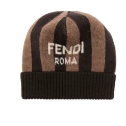 Vertikal gestreifte Mütze>Fendi Discount