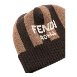 Vertikal gestreifte Mütze>Fendi Discount