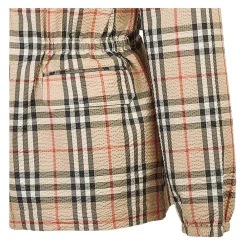 Vintage Check Beige Kinder Mantel><noscript><img width=