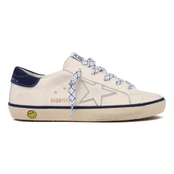 Blau Superstar Leder Sneakers>Golden Goose Online