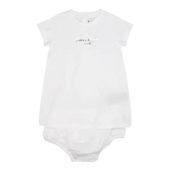 e Baumwollkleid mit Logo-Print>Balmain New