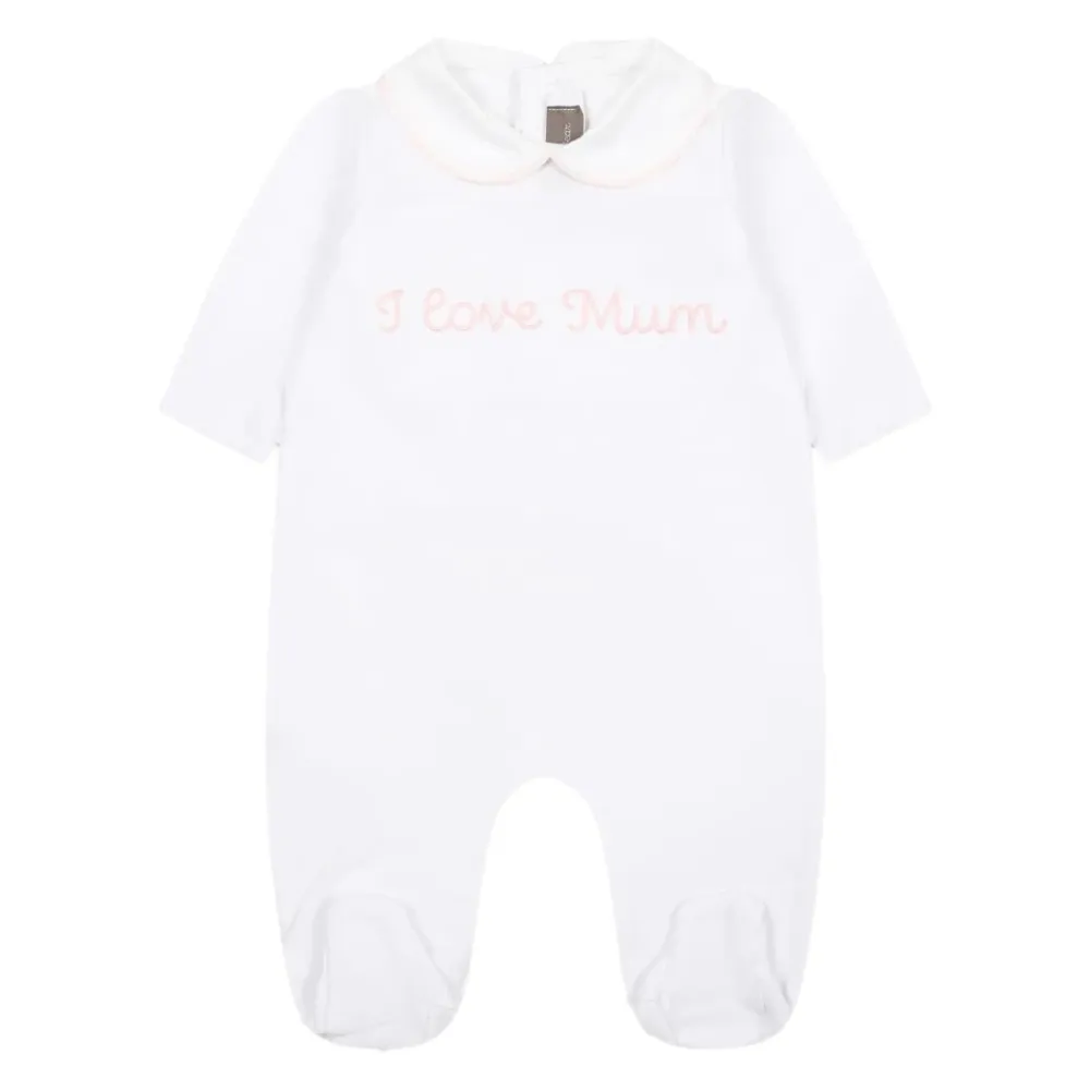 e Baumwollkleid mit Stickerei>Little Bear Outlet