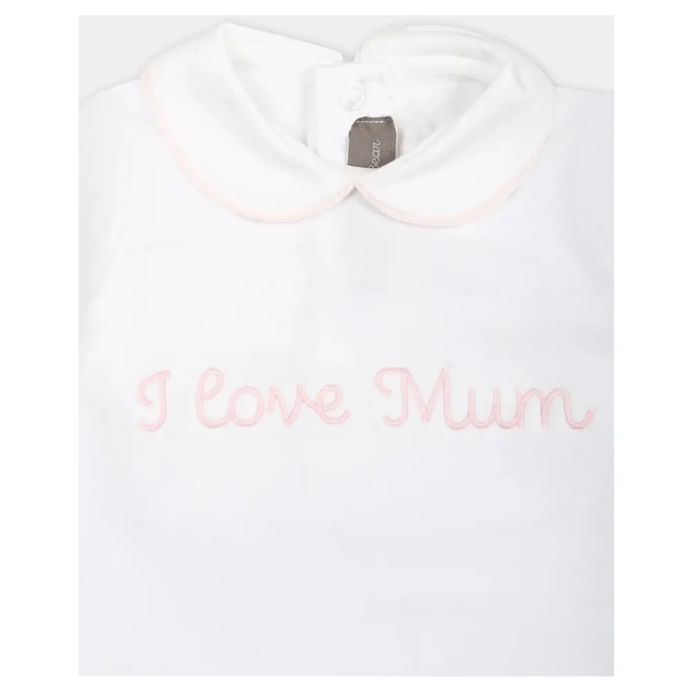 e Baumwollkleid mit Stickerei>Little Bear Outlet