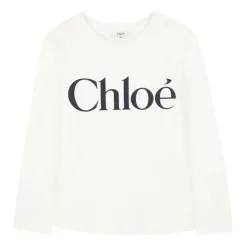 e Baumwoll-Langarm-T-Shirt>Chloé New