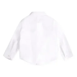 e Baumwoll-Popeline-Hemd mit langen Ärmeln>Balmain Outlet