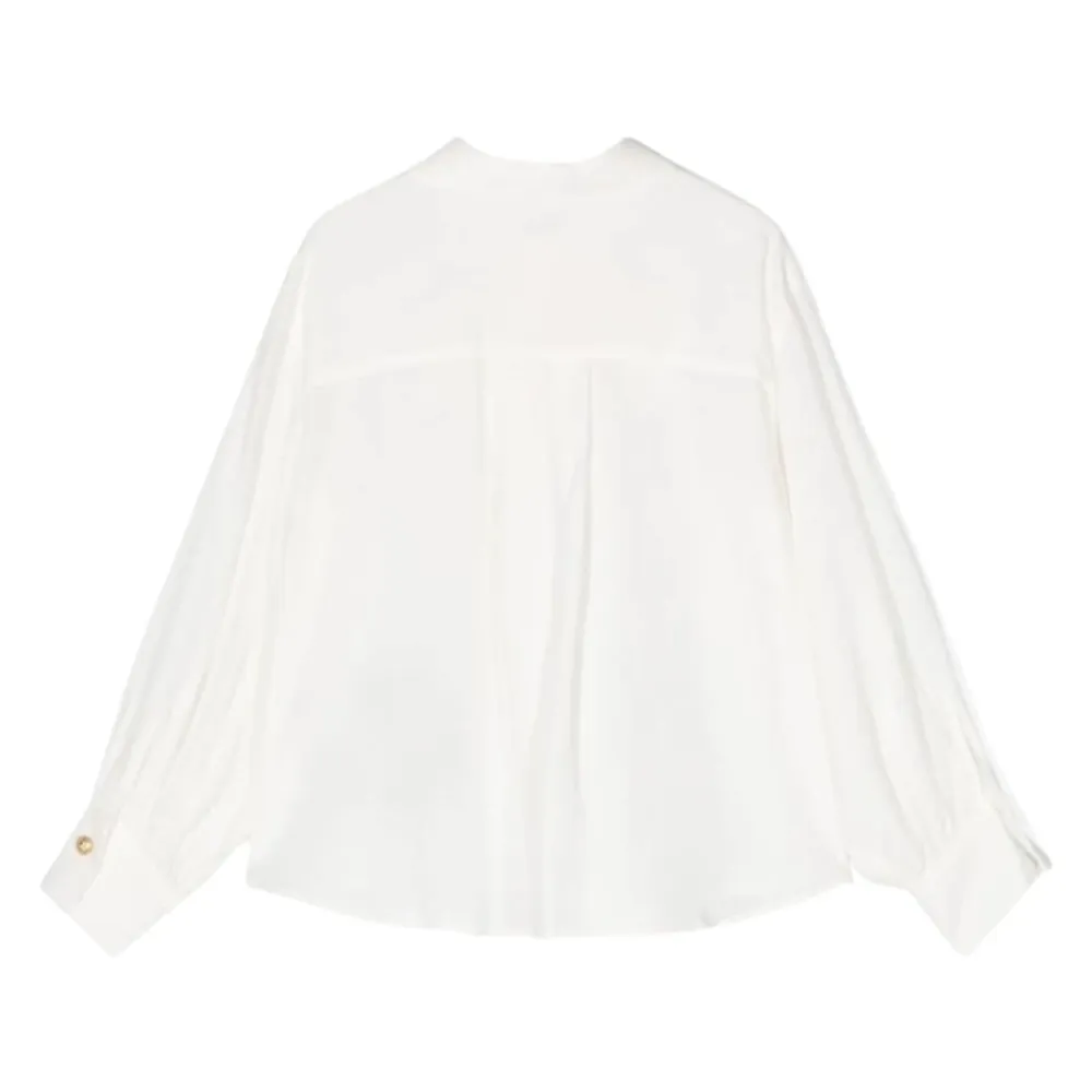 e Chiffonbluse mit Schleife>Balmain Outlet