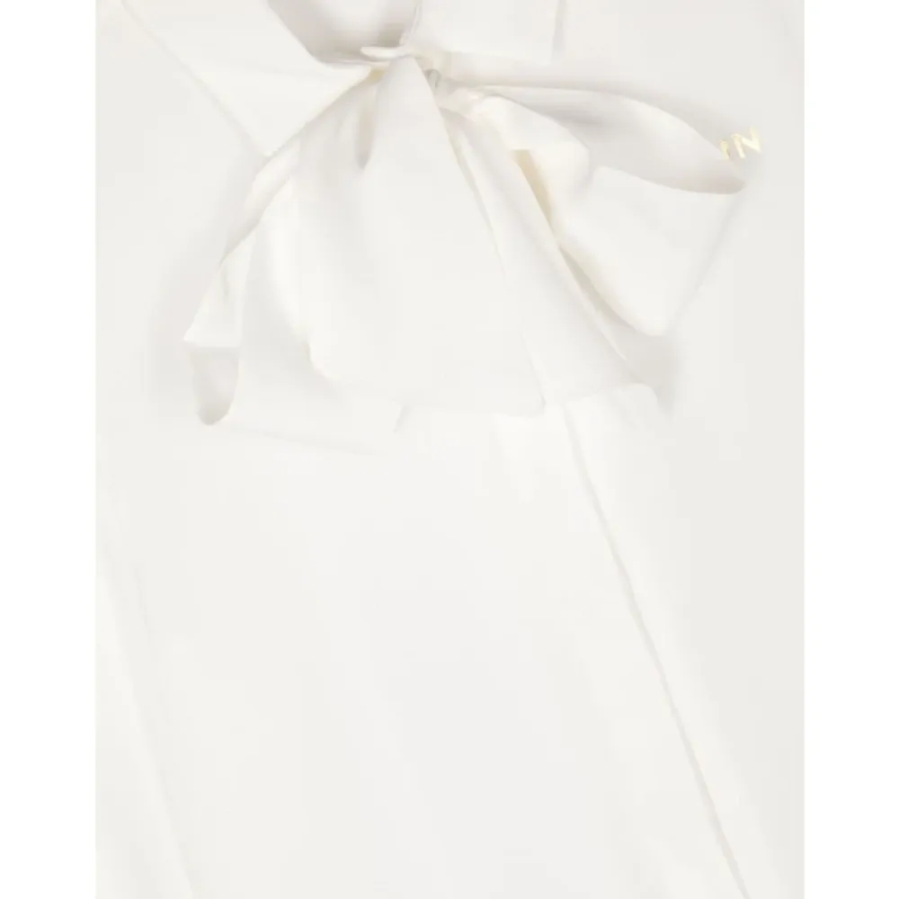 e Chiffonbluse mit Schleife>Balmain Outlet